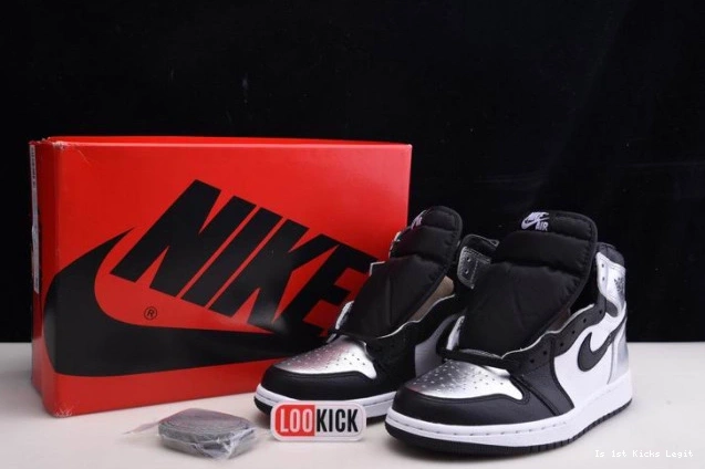 1 JORDAN OG CD0461-001 HIGH SILVER AIR WMNS TOE 0707